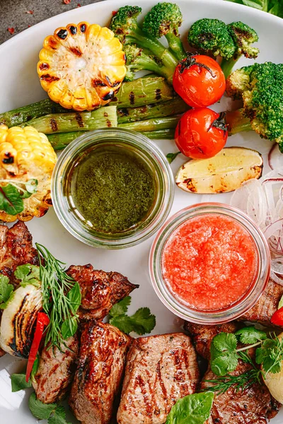 Kebab Shish Légumes Grillés — Photo