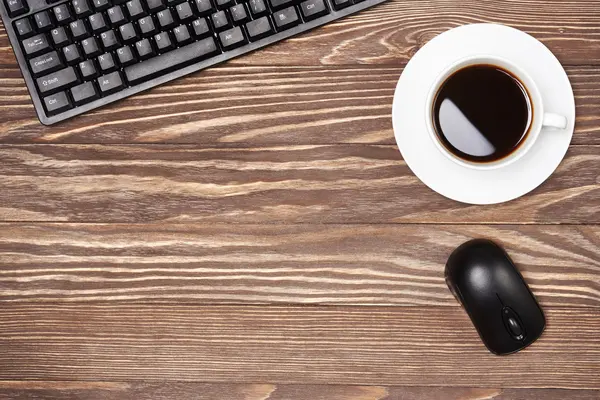 Office desk table — Stock Photo, Image