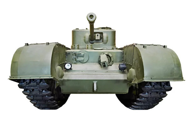 Tanque britânico de infantaria pesada Churchill isolado — Fotografia de Stock