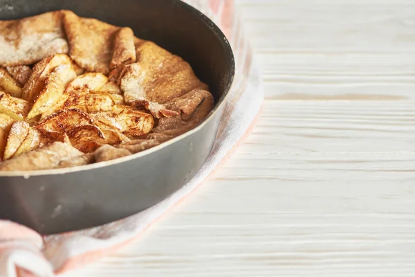 Torta di mele fatta in casa — Foto Stock