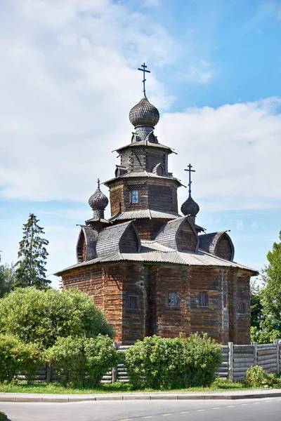 Chiesa Lignea Della Risurrezione Cristo Suzdal Russia — Foto Stock