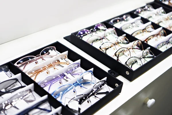 Óculos Shoecase Loja — Fotografia de Stock