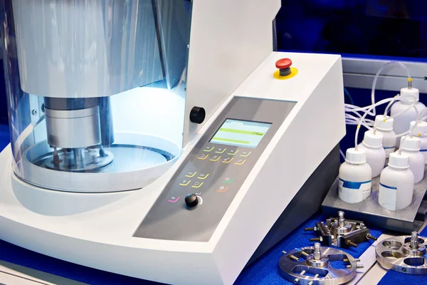 Powerful Grinding Polishing Laboratory System High Quality Sample Preparation — Stock Photo, Image