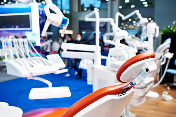 Dental Chair Clinic Equipment Exhibition — Stock Photo, Image