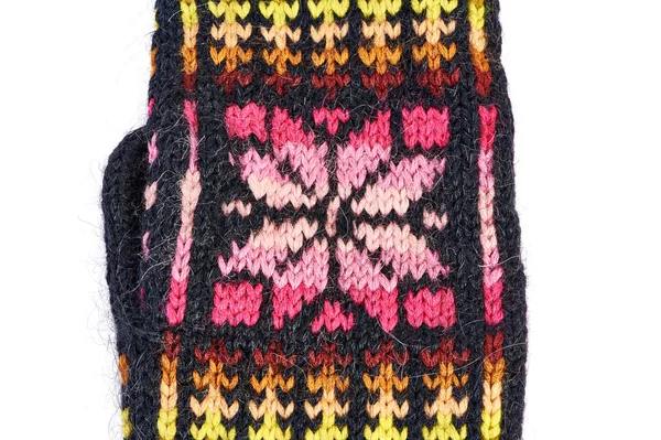 飾り編みのミトン — ストック写真