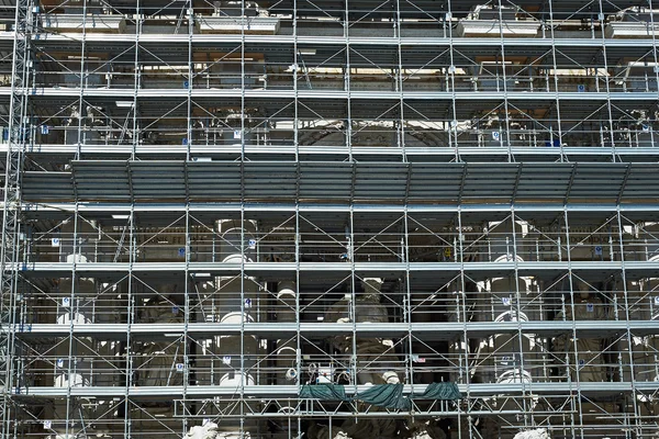 Scaffolding Trevi Fountain Rome — Stock Photo, Image