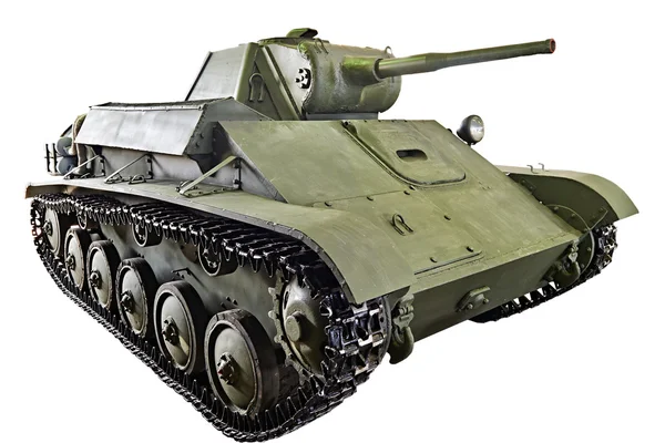 Soviet light infantry tank T-70 isolated Royalty Free Stock Photos