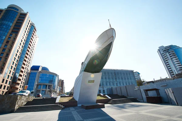 Monumento a los marineros del Mar Negro - barco torpedero —  Fotos de Stock