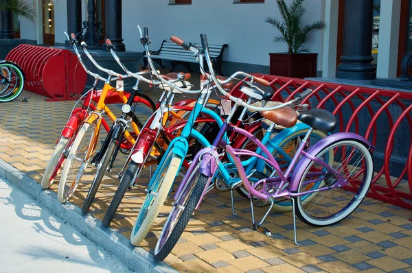 Vackra promenader cyklar — Stockfoto