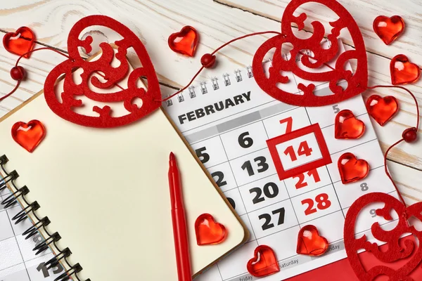Valentine's day background. Free space for text. — Stock Photo, Image