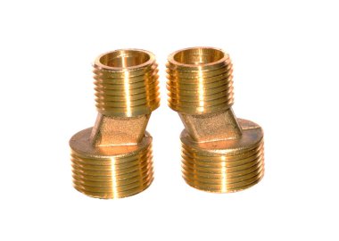 beyaz arkaplanda izole edilmiş borular