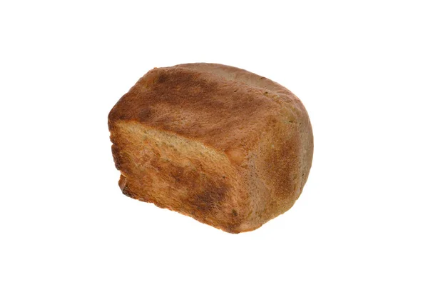 Хліб Ізольований Білому Тлі — стокове фото