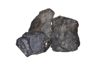 sert kömür beyaz arkaplanda izole