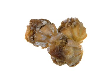                                Beyaz arkaplanda choux hamur işi izole