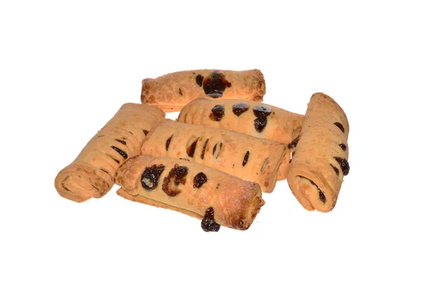 Cookies Isoliert Auf Weißem Hintergrund — Stockfoto