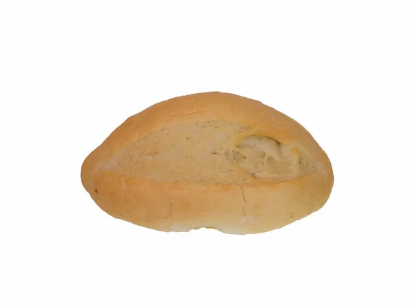 Panino Grano Isolato Sfondo Bianco — Foto Stock