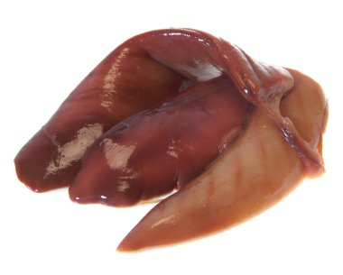                                Balık yumurtası beyaz arkaplanda izole