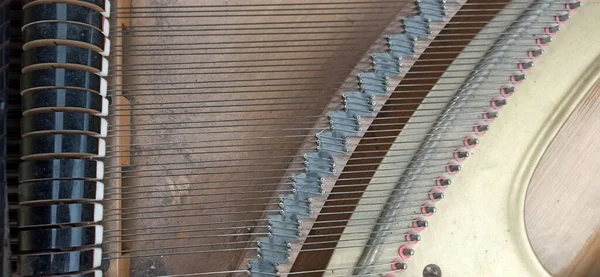 Detail Dari Sebuah Piano Shot Close Stok Foto Bebas Royalti