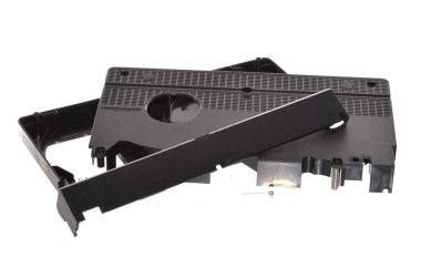 Teyp kaydı beyaz arkaplanda izole edildi