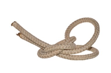 beyaz arkaplanda izole edilmiş ip