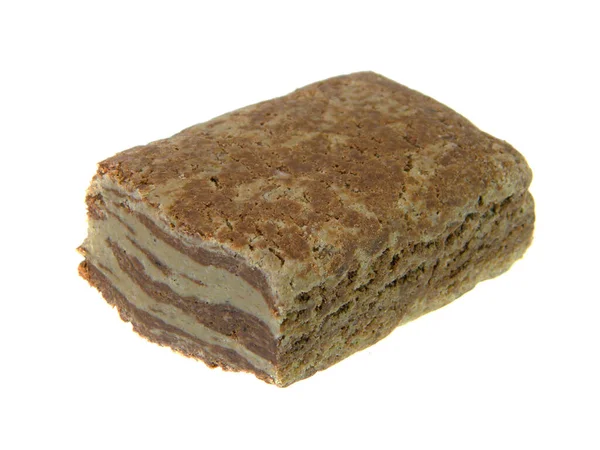 Halva Isolerad Vit Bakgrund — Stockfoto