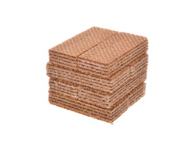 Beyaz arkaplanda izole edilmiş çerezler