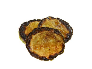                                Kızarmış sebze iliği beyaz arkaplanda izole edilmiş.