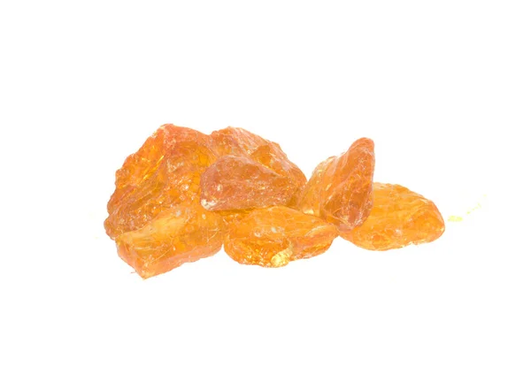 beyaz arkaplanda reçine izole