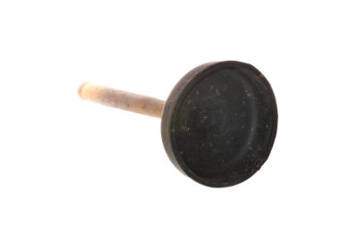 Tuvalet temizleyicisi beyaz arka planda izole edilmiş