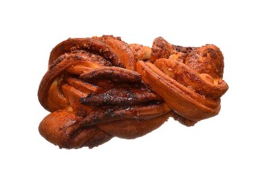 Bun beyaz arkaplanda izole edildi