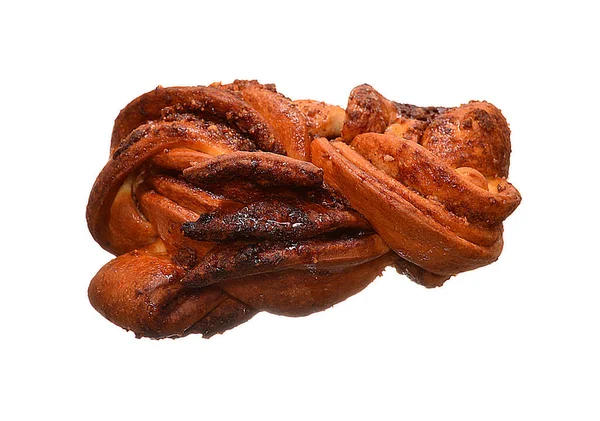 Bun beyaz arkaplanda izole edildi