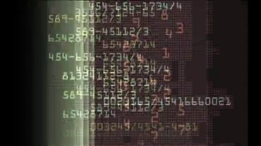 Teknoloji kavramı: hex kodu dijital arka plan
