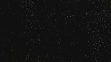 Küçük parçalar halinde toz siyah. HD.