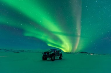İzlanda 'nın kuzey ışıkları