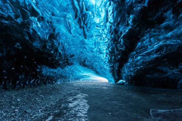 Caverna de gelo na Islândia — Fotografia de Stock