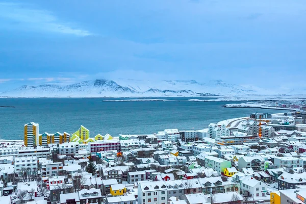 Uitzicht op Reykjavik, IJsland — Stockfoto