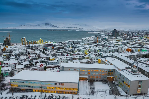 Utsikt över Reykjavik, Island — Stockfoto