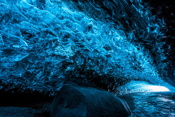 ice cave in Iceland