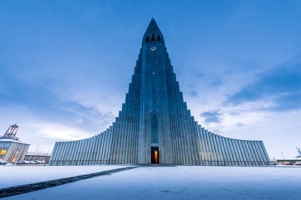 Cattedrale di Hallgrimskirkja a Reykjavik — Foto Stock