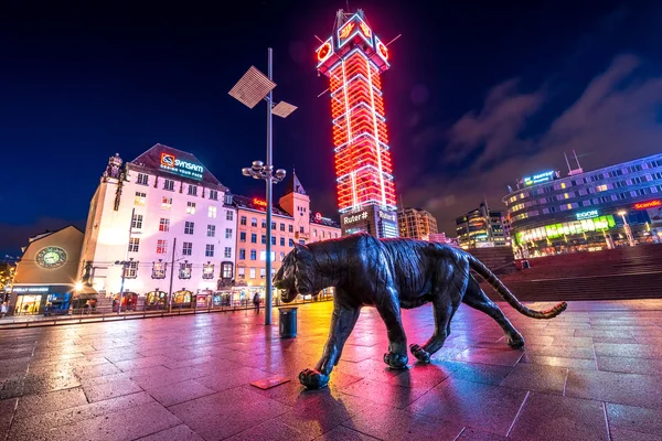 Centro della città Oslo — Foto Stock