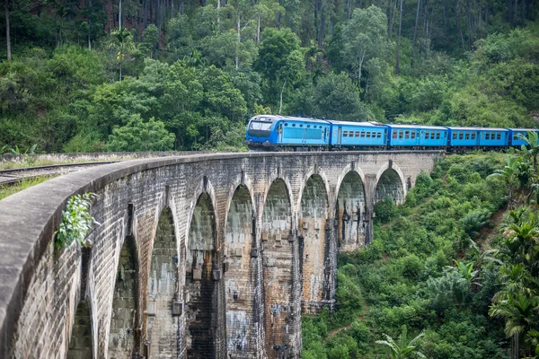 Tren pasando por Nueve Arcos —  Fotos de Stock
