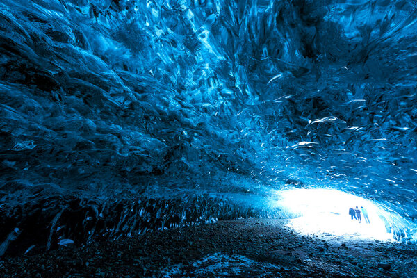 ice cave in Iceland