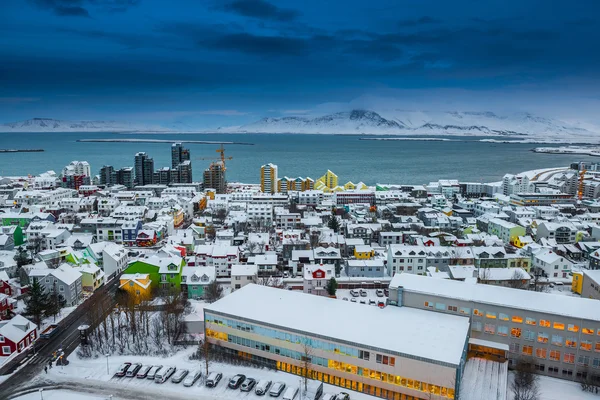 Utsikt över Reykjavik, Island — Stockfoto