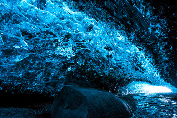 ice cave in Iceland