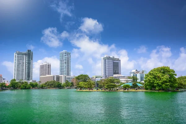 Ciudad de Colombo skyline — Foto de Stock