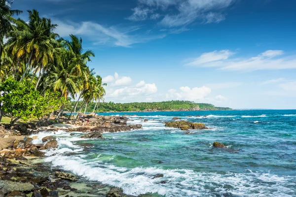 Piękna plaża w sri lanka — Zdjęcie stockowe