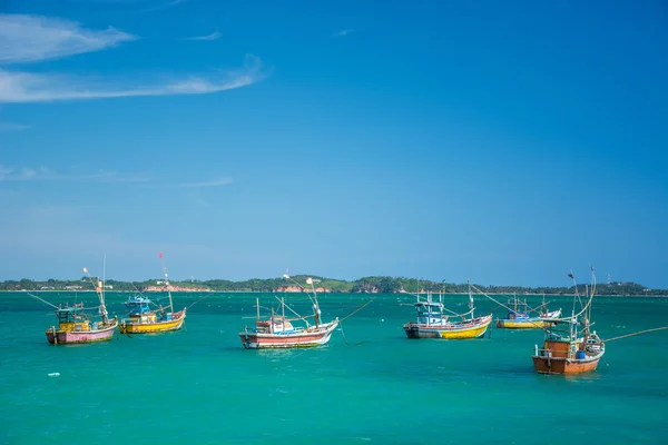 Barche da pesca a Srilanka — Foto Stock