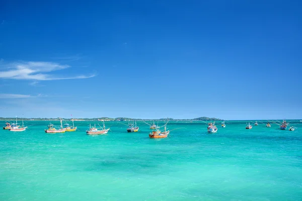 Fiskebåter i Srilanka – stockfoto