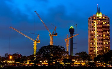 Colombo manzarası, gece
