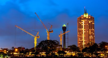 Colombo manzarası, gece